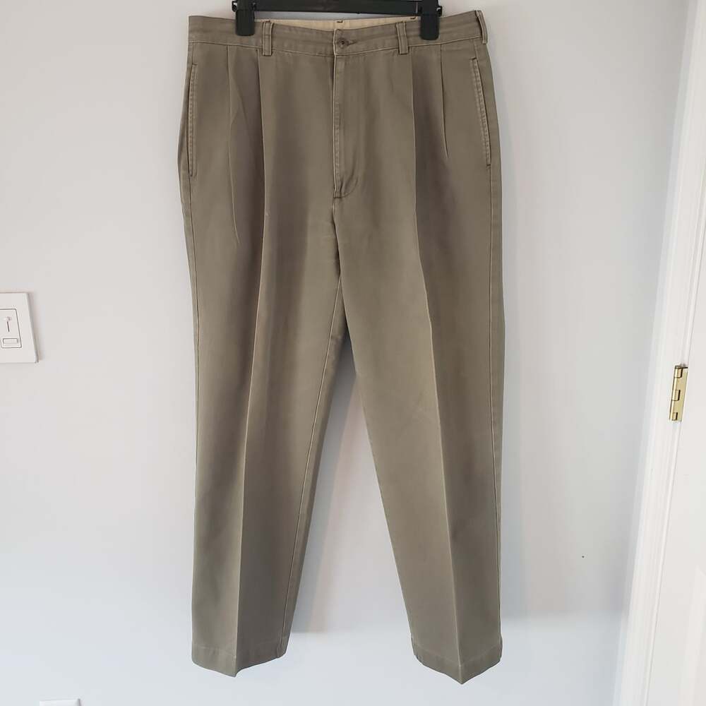 Polo Ralph Lauren Pants Mens 35x32 Hammond Pleated Pant Cotton Business